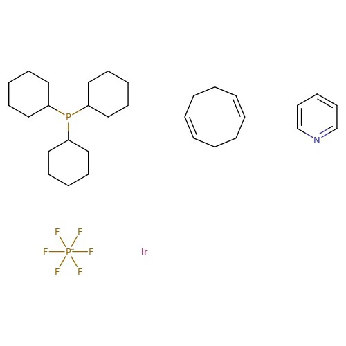 CAS:64536-78-3|(1,5-Cyclooctadiena)(piridin)(tricyclohexylphosphine)iridium(I) Hexafluorophosphate
