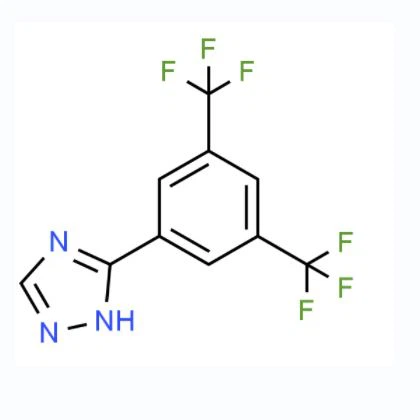 Nombor CAS: 1333154-10-1 3-(3,5-Bis(trifluoromethyl)fenil)-1H-1,2,4-triazole