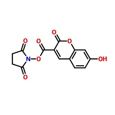 CAS:134471-24-2|7-Hydroxycoumarin-3-Asid karboksilik N-Succinimidyl Ester