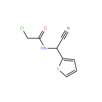 CAS 263137-41-3|2-Chloro-N-( -cyano-2-thenyl)acetamide