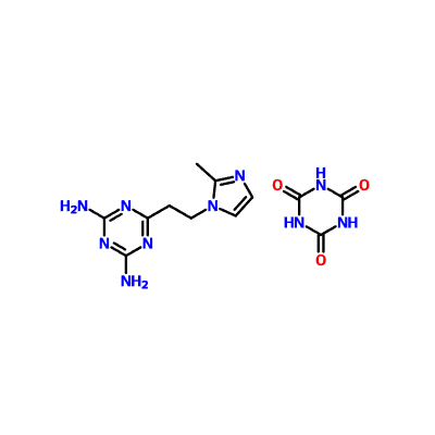 CAS 68490-66-4|1,3,5-Triazine-2,4,6(1H,3H,5H)-trione, Compd. Dengan 6-2-(2-metil-1H-imidazol-1-il)etil-1,3,5-triazine-2,{ {20}}diamine (1:1)