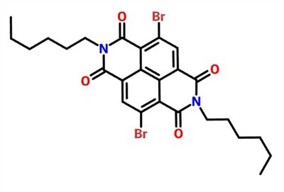N,N'-dihexyl-2,3-dibromo-1,4,5,8-naphthalenetetracarboxylic Diimide NO CAS: 1239327-73-1
