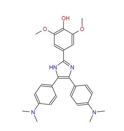 CAS:1886-13-1丨4,5-bis(4-dimethylaminophenyl)-2-(3,5-}dimethoxy-4-hydroxyphenyl)imidazole