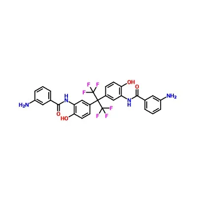 CAS:220426-92-6|N,N'-((Perfluoropropane-2,2-diyl)bis(6-hidroksi-3,1-phenylene))bis(3- aminobenzamide)
